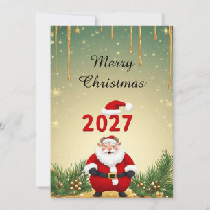 2027 Jul- och nyårsdesign Inbjudningar