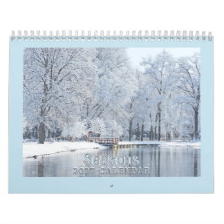 2027 Kalender/ "ÅRSTIDER" Kalender
