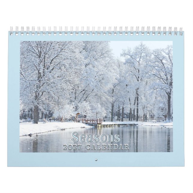 2027 Kalender/ "ÅRSTIDER" Kalender (Omslag)