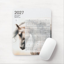 2027 Kalender Equestrian Häst Företag Logo