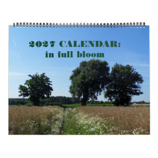 2027 kalender: ett år i blomning kalender