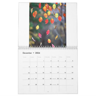 2027 Kalender (Höstblad - Skapad av Grok)