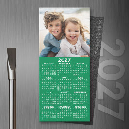 2027 Kalender med Foto Modern Minimalist Magnet