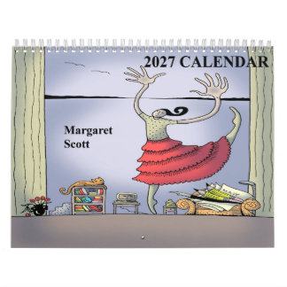 2027 Kalender med konst av Margaret Scott
