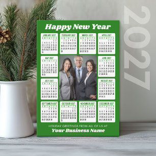 2027 Kalender - Vertikal Företagsfoto Julkort