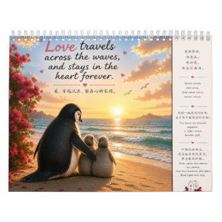 2027 Kalendergrafisk Roman Berättelse Mrs.Bougainv Kalender