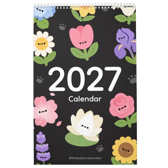 2027 Kalendern Blomma Kalender (Omslag)