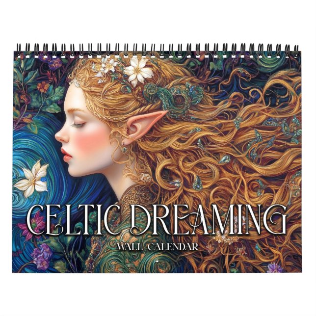 2027 keltisk drömmande fantasykonstkalender kalender (Omslag)