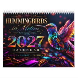 2027 Kolibrier i rörelse Kalender