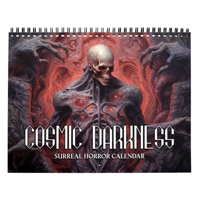 2027 Kosmisk Mörker 2 Surreal Skräckkalender Kalender (Omslag)