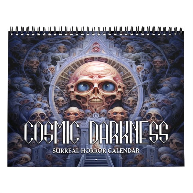 2027 Kosmisk Mörker Surreal Skräckkalender Kalender (Omslag)