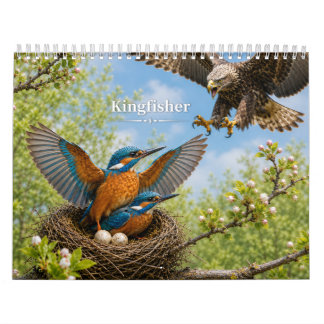 2027 Kungsfiskare berättelse Kalender