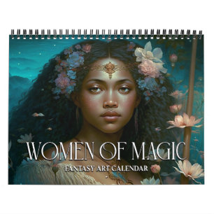 2027 Kvinnor av magi 2 Fantasy Art Kalender