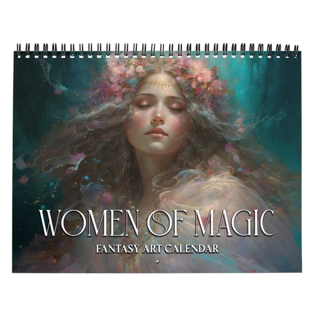 2027 Kvinnor av magi 3 Fantasy Art Calendar Kalender (Omslag)