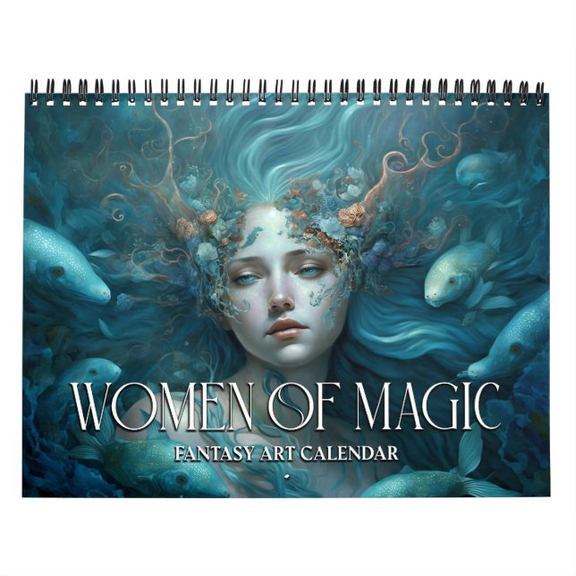 2027 Kvinnor av magi Fantasy Art Kalender (Omslag)