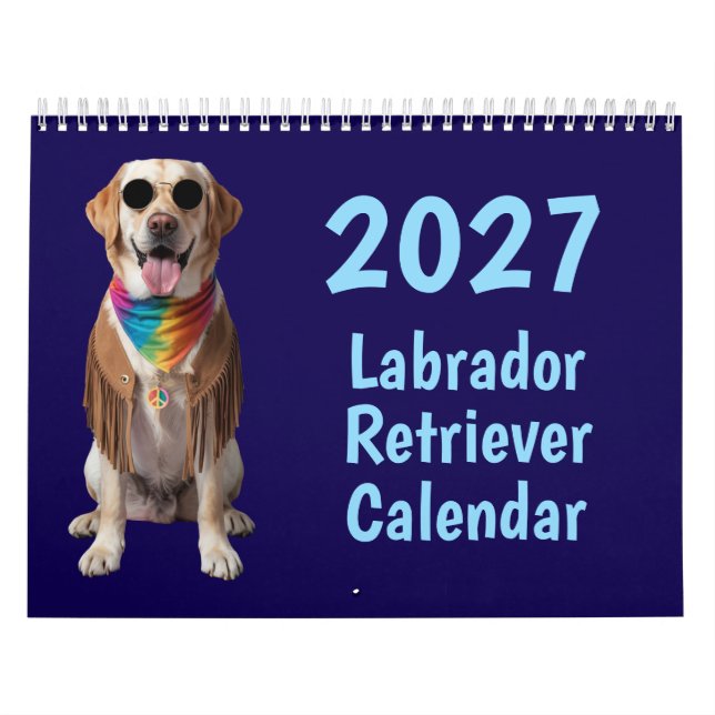 2027 Labrador Retriever Hundkalender Kalender (Omslag)