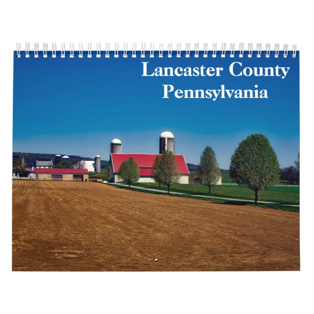 2027 Lancaster County, Pennsylvania Kalender (Omslag)