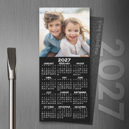 2027 Magnetisk kalender med fotokollage
