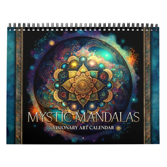 2027 Mandalas Visionär Surrealistisk Konstkalender Kalender (Omslag)