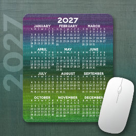 2027 Modern Abstrakt Kalender Vertikal Musmatta