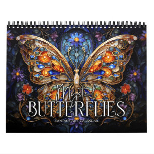 2027 Mystiska Fjärilar Fantasy Art Kalender