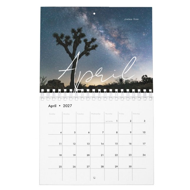 2027 Nationalparkskalender Kalender (Apr 2027)