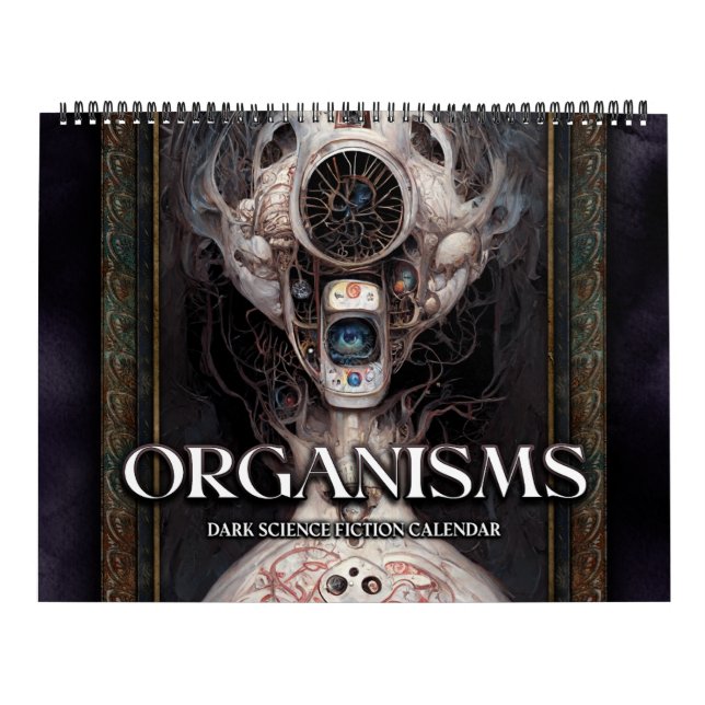 2027 Organismer Surreal Mörk Sci-Fi-kalender Kalender (Omslag)