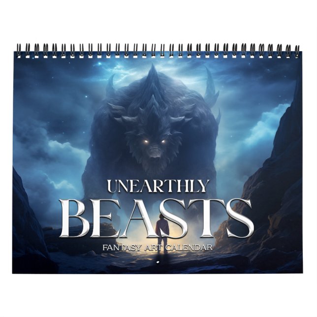 2027 Overjordiska Odjur Fantasy Konstkalender Kalender (Omslag)
