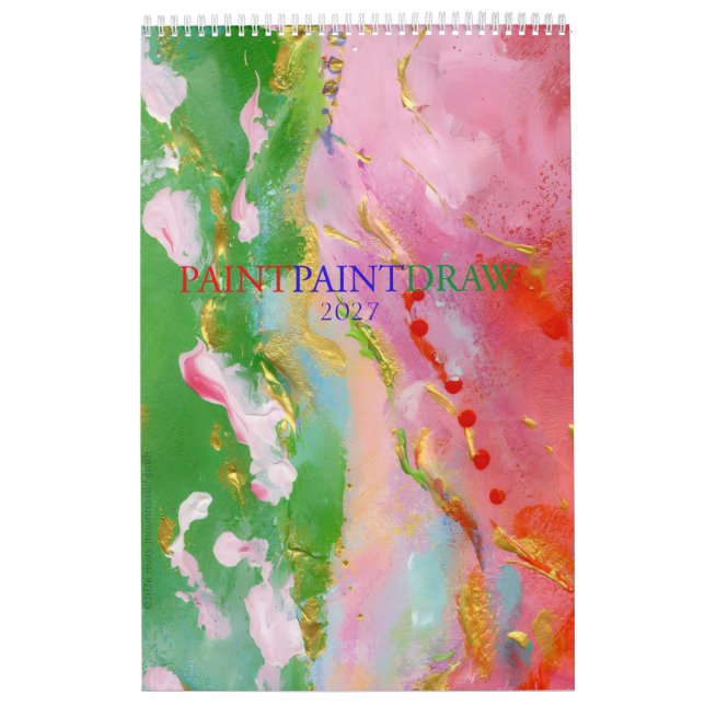 2027 PAINTPAINTDRAW Kalender (Omslag)