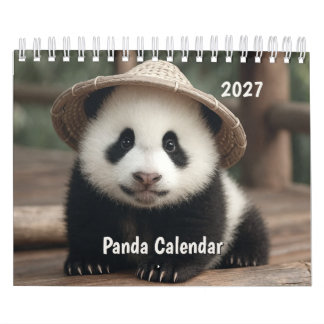 2027 Panda-kalender Kalender