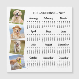 2027 Personlig familj hund fotokalender