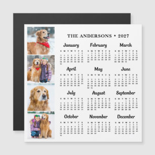 2027 Personlig Fotokalender för Hundfamiljen