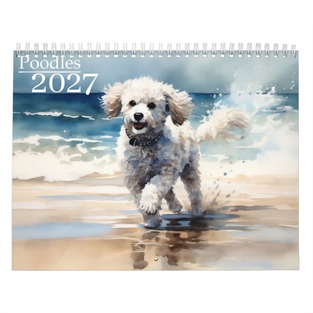 2027 Poodlar  Kalender (Omslag)