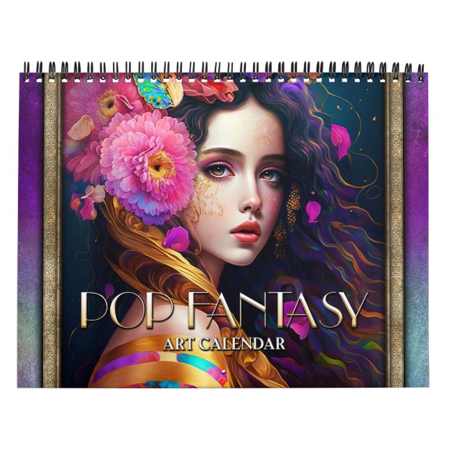 2027 Pop Fantasy Surreal Kvinnor Konstkalender Kalender (Omslag)