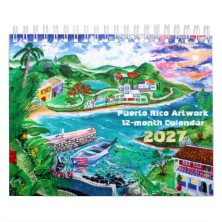 2027 Puerto Rico konst Kalender
