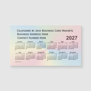 2027 Rainbow Cloud Calendar av Janz Magnet