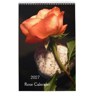 2027 Ros Enkel Kalendrar Kalender