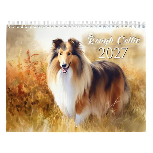 2027 Rough Collies Kalender (Omslag)