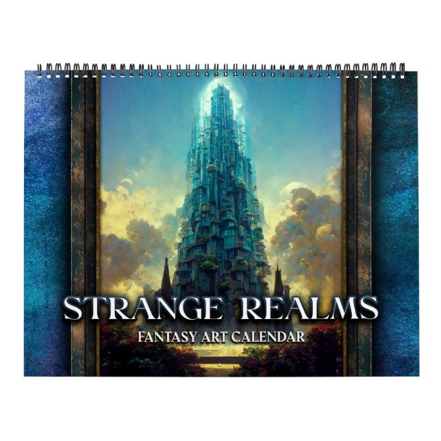 2027 Sällsamma riken 2 Fantasykonstkalender Kalender (Omslag)