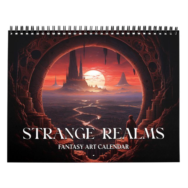 2027 Sällsamma riken 4 Fantasykonstkalender Kalender (Omslag)