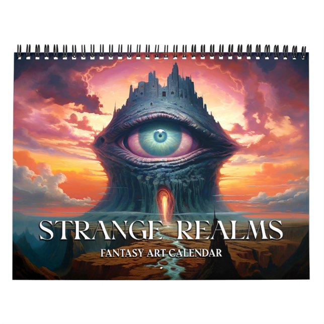 2027 Sällsamma riken 5 Fantasykonstkalender Kalender (Omslag)