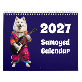 2027 Samoyed Hundkalender Kalender