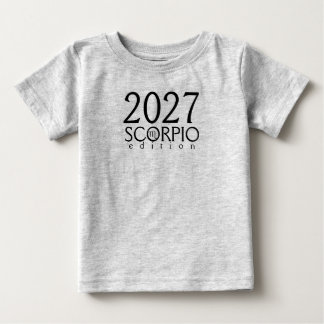2027 Scorpio utgåva med symbol Baby T-Shirt