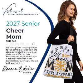 2027 Senior Cheer-mamma sista säsongen Tote-väska Axelväska