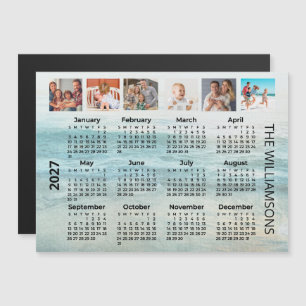 2027 Sex Bilder Beach Kalender Magnet 