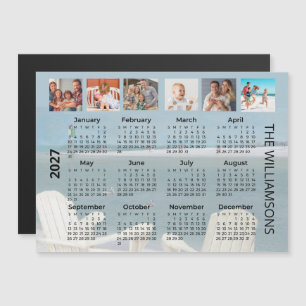 2027 Sex Bilder Strand Kalender Magnet 