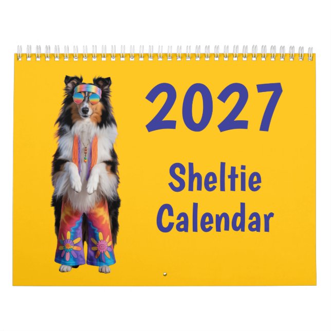 2027 Sheltie Hundkalender Kalender (Omslag)