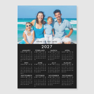 2027 Skräddarsydd magnetisk kalenderbild