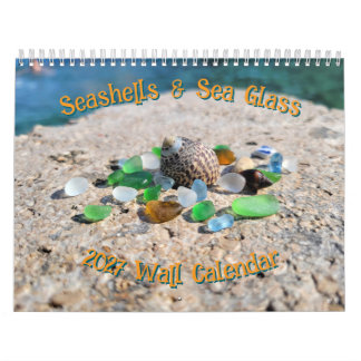 2027 Snigelskal och havsglas väggkalender Kalender