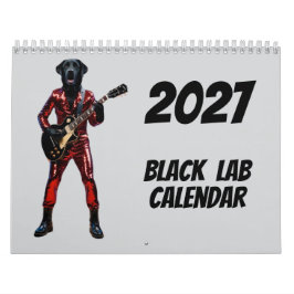 2027 Svart Labradors Hundkalender Kalender